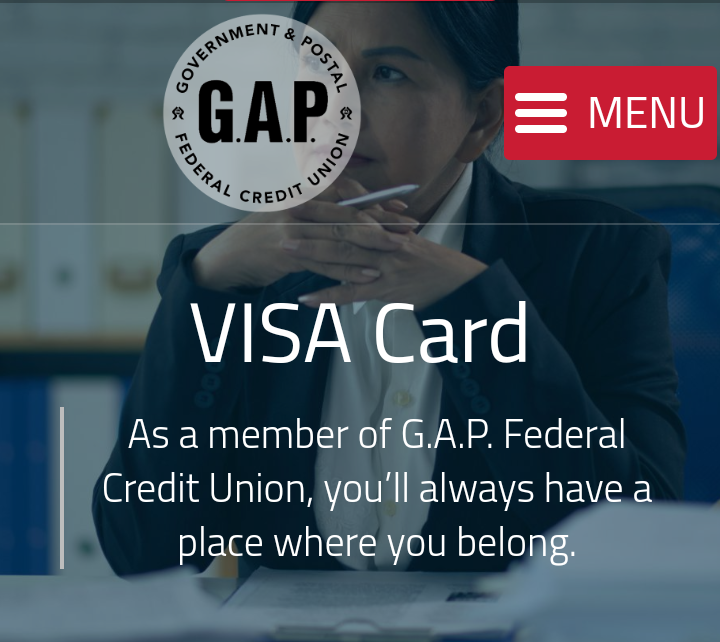 Gap Federal Credit Union Visa Account Access